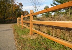 Metal Split Rail Fence Outlasts Traditional Fencing