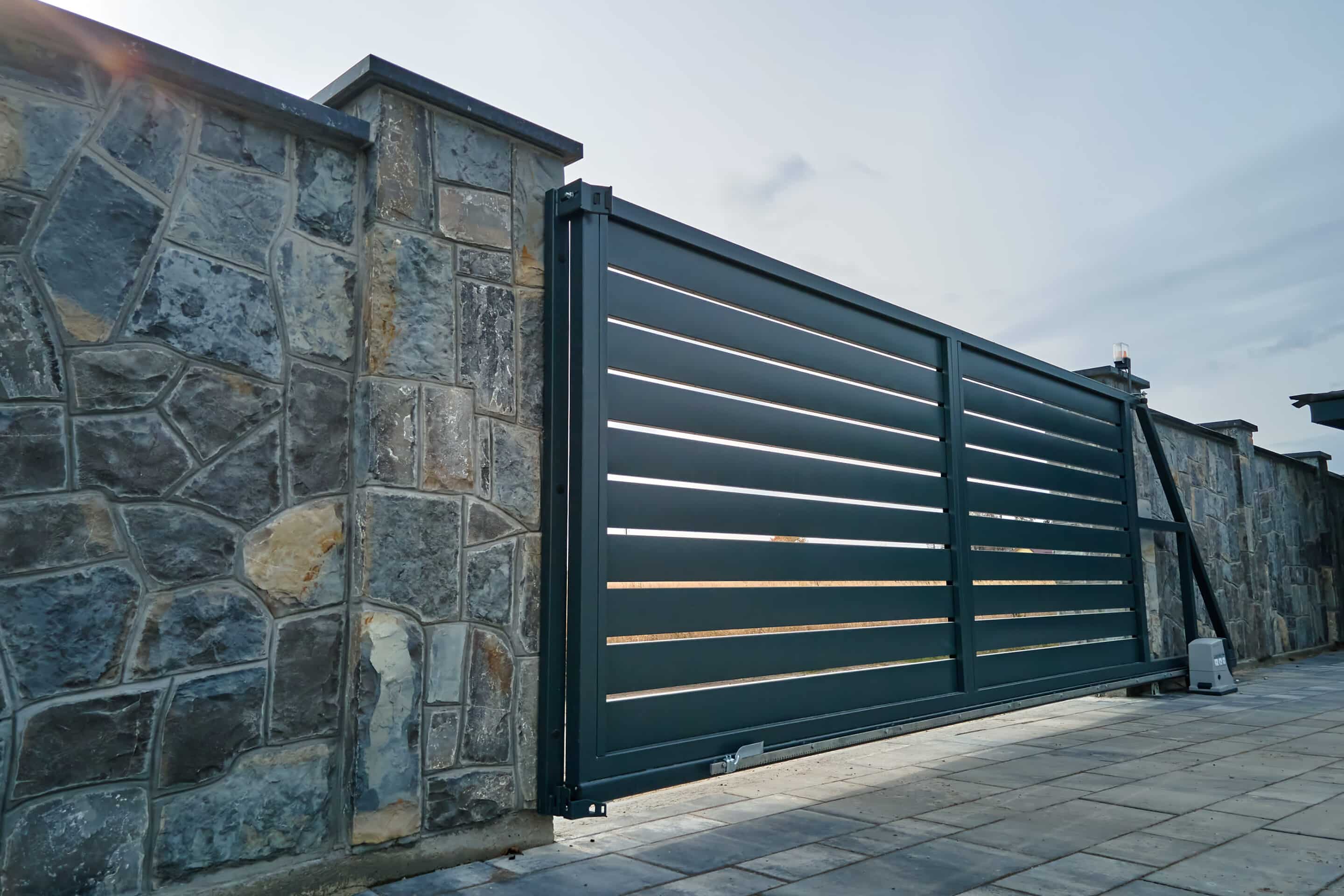 electric gate installation