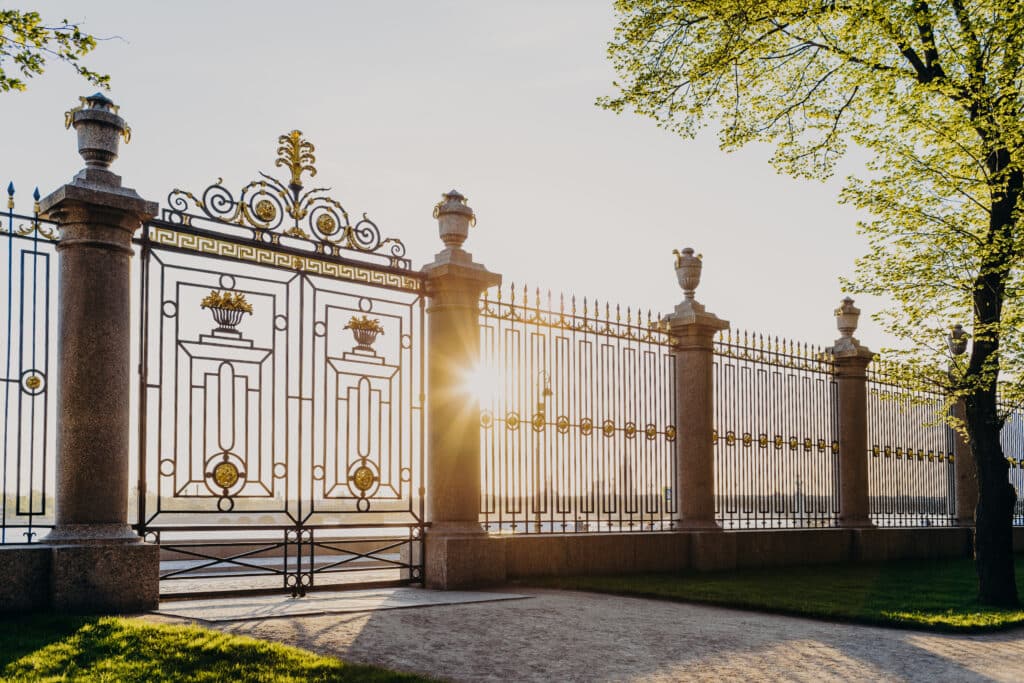 Exquisite Wrought Iron Gates 7 Stunning Gate Designs To Elevate Your Homes Curb Appeal 2 1 Exquisite Wrought Iron Gates: 7 Stunning Gate Designs To Elevate Your Home'S Curb Appeal