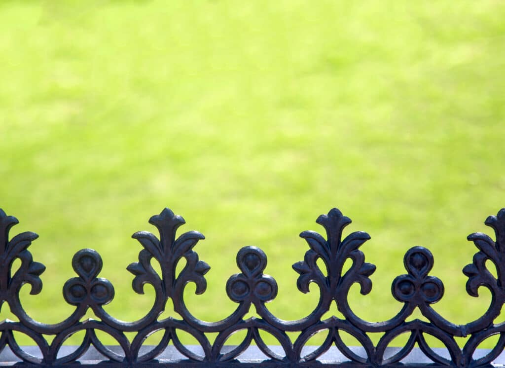 Iron Fence Privacy 1 Iron Fence Privacy