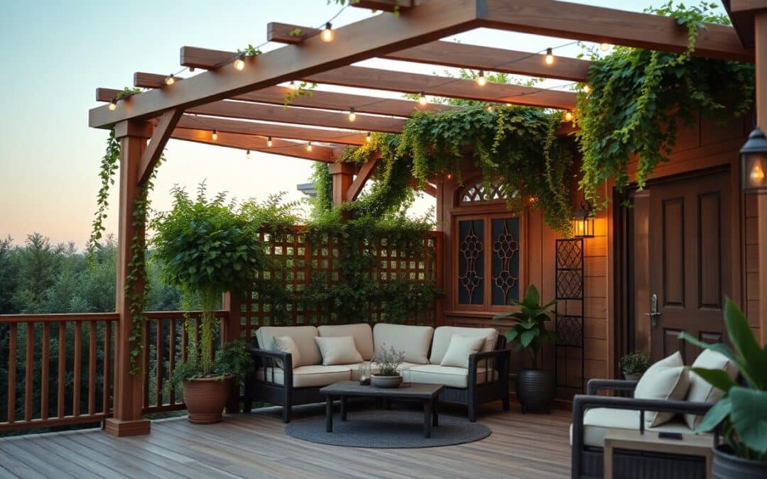 Top Design Inspirations To Make Your Deck With Pergola More Private And Cozy