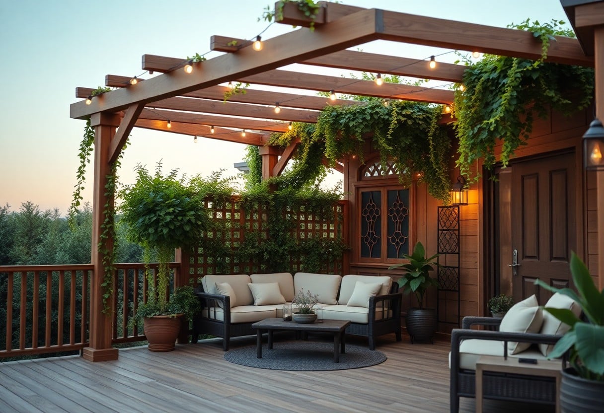 Top Design Inspirations To Make Your Deck With Pergola More Private And ...