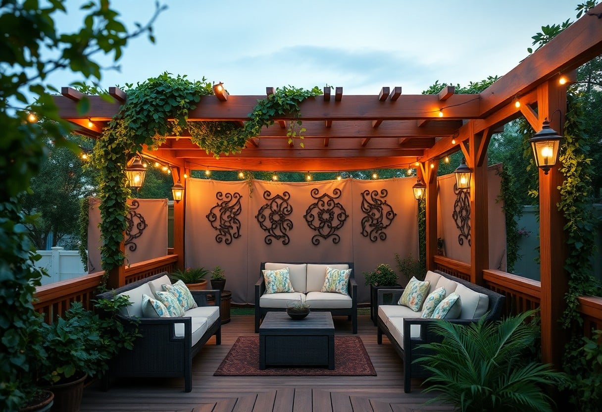 Deck Pergola Design Ideas For Privacy Zdt