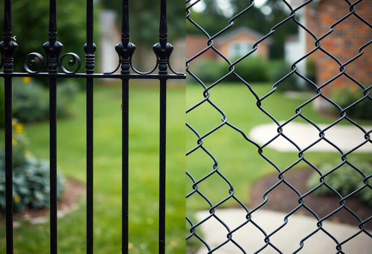 Wrought Iron Vs Chain Link Fences Choosing Options Ged