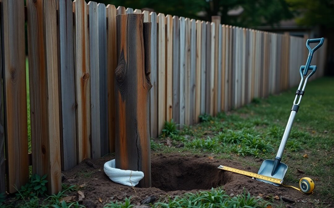 How often should I repair or replace fence posts