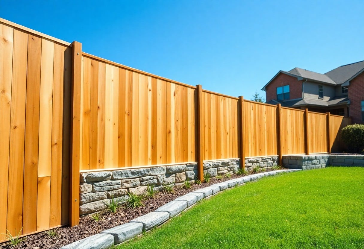 Best Fencing For Sloped Yards Plano Tx Ijv Best Fencing For Sloped Yards Plano Tx Ijv