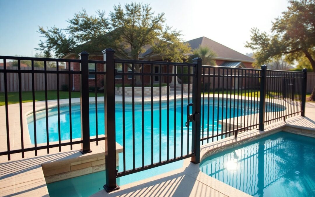 What fence is best for pool safety in Lucas TX