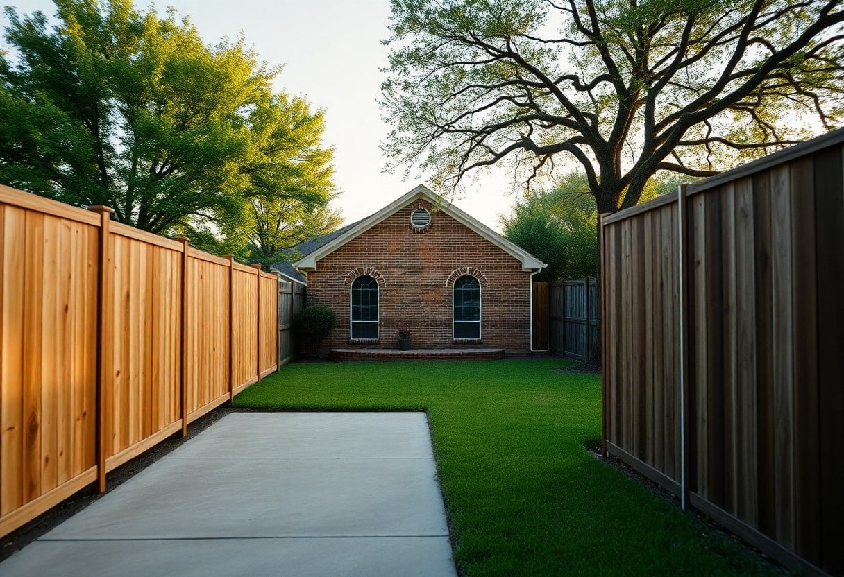 Allen Fence Repair And Replacement Style Wood Fencing On A North Texas Property