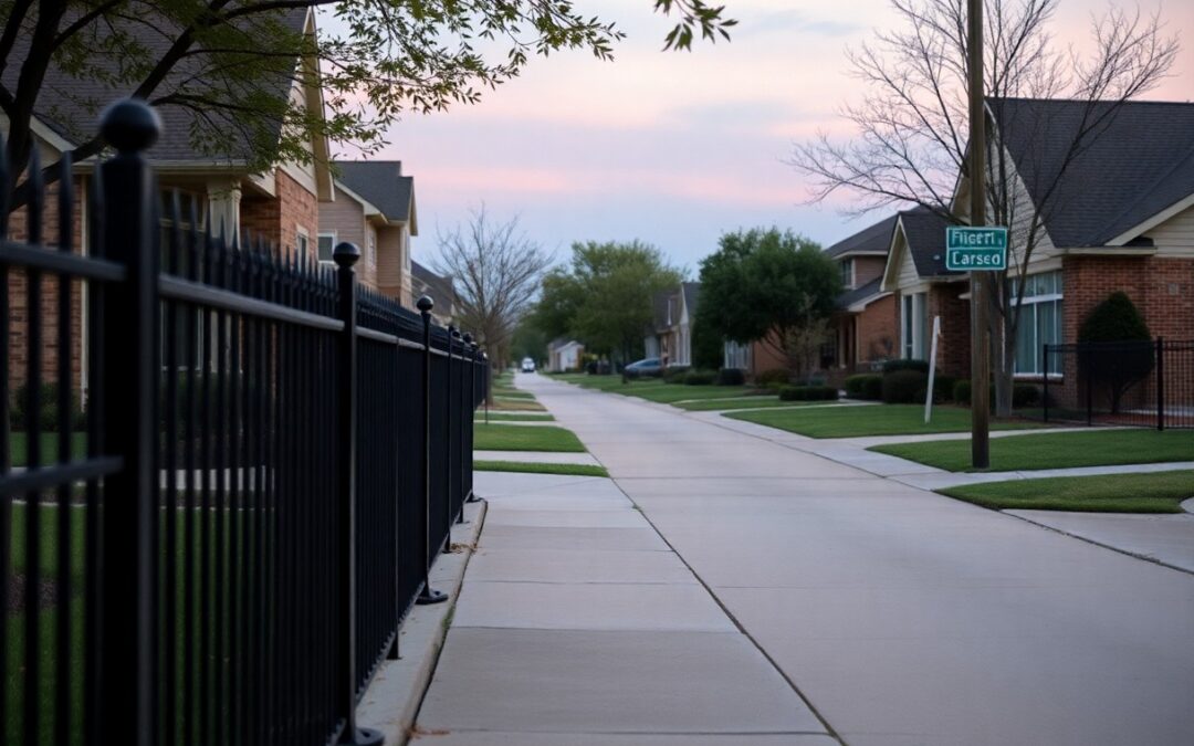 Are metal fences allowed in residential areas in Frisco TX