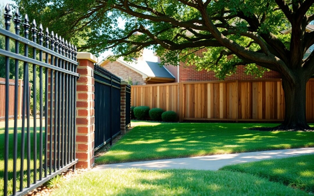 Is a metal fence better than wood in McKinney TX