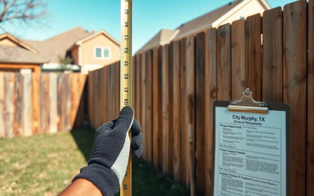 How do I know if my fence meets city code in Murphy TX
