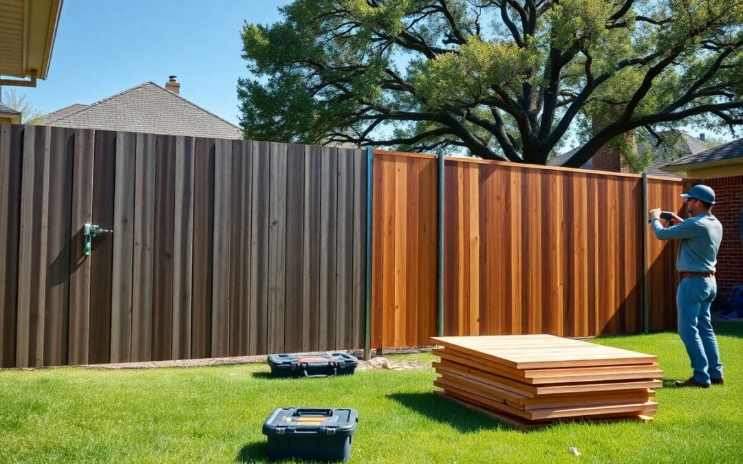 Can I replace just part of my fence in Plano TX