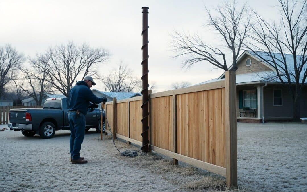 Can I install a fence during winter in North Texas