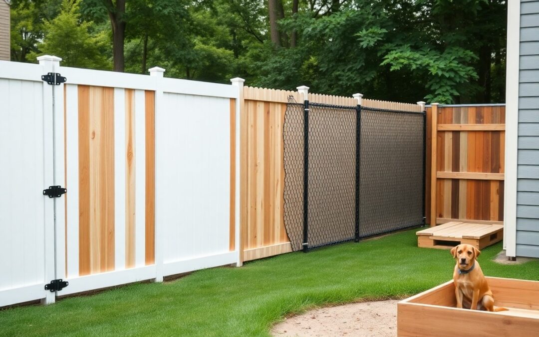 What fence materials are best for kids and pets