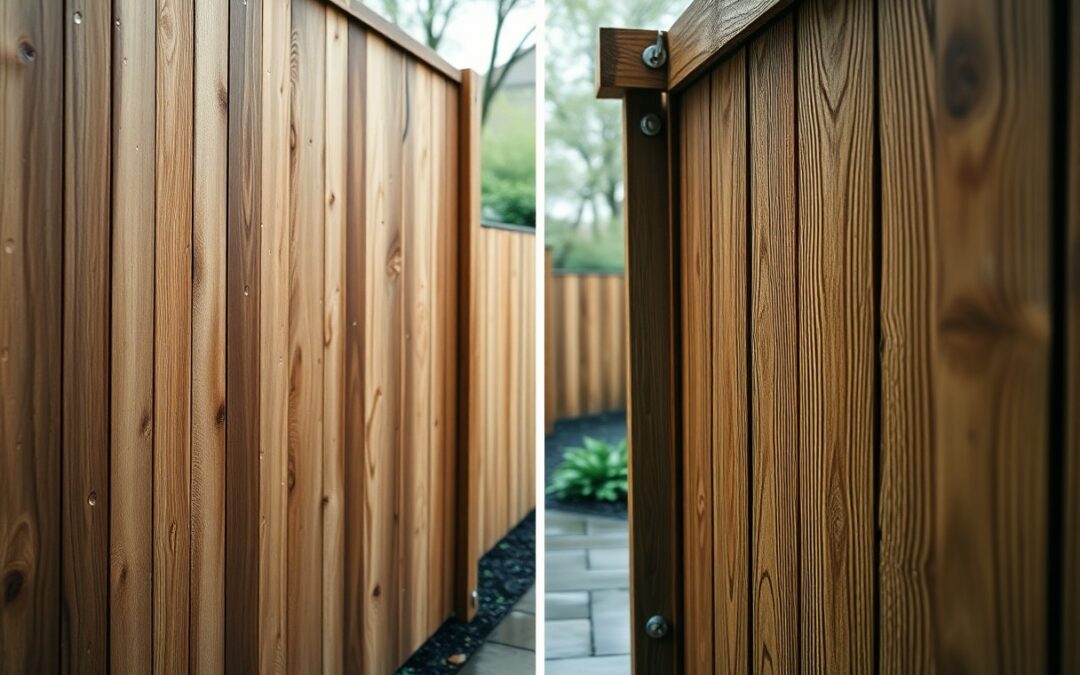 How do I choose between board on board and side by side fencing