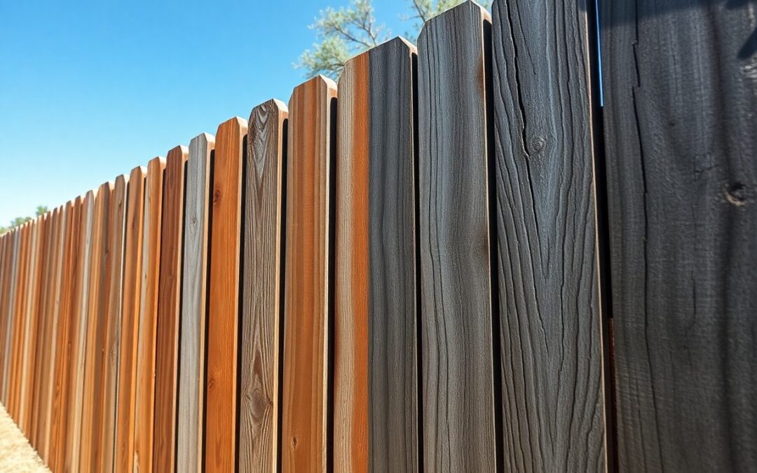 How long does fence staining last in North Texas