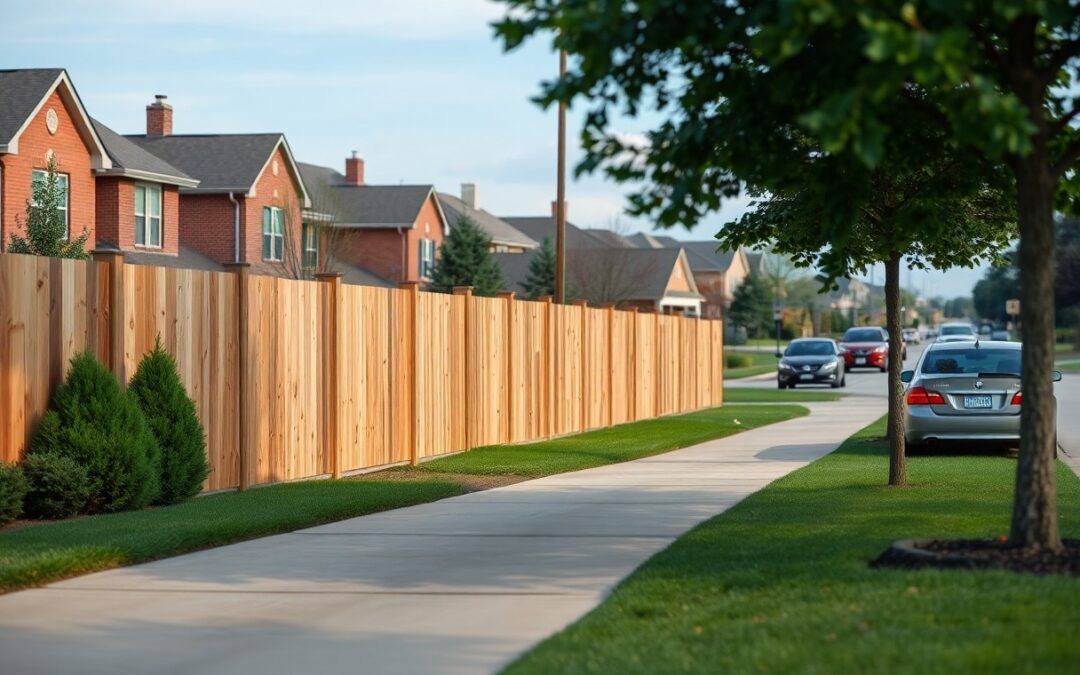 Can fencing help reduce street noise in McKinney TX